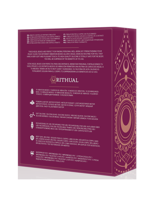 RITHUAL NISHA BOLAS KEGEL RECARGABLES VIBRADORAS ORQUIDEA