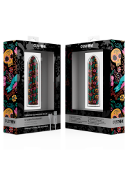 CUSTOM BULLETS BALA RECARGABLE SKULL 10 INTENSIDADES