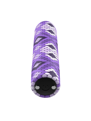 CUSTOM BULLETS BALA RECARGABLE SNAKE LILA 10 INTENSIDADES