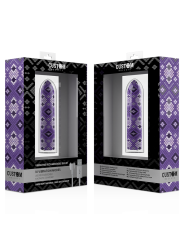 CUSTOM BULLETS BALA RECARGABLE SNAKE LILA 10 INTENSIDADES