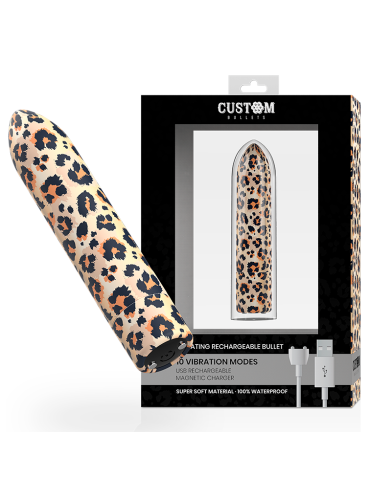 CUSTOM BULLETS BALA RECARGABLE LEOPARD 10 INTENSIDADES