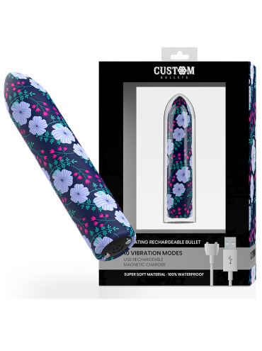 CUSTOM BULLETS BALA RECARGABLE SPRING 10 INTENSIDADES