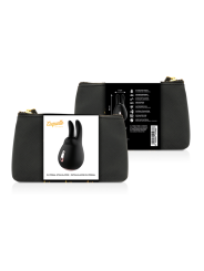 COQUETTE CHIC DESIRE ESTIMULADOR CLITORIS NEGRO GOLD CONEJO