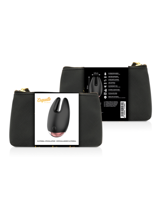 COQUETTE CHIC DESIRE ESTIMULADOR CLITORIS NEGRO GOLD