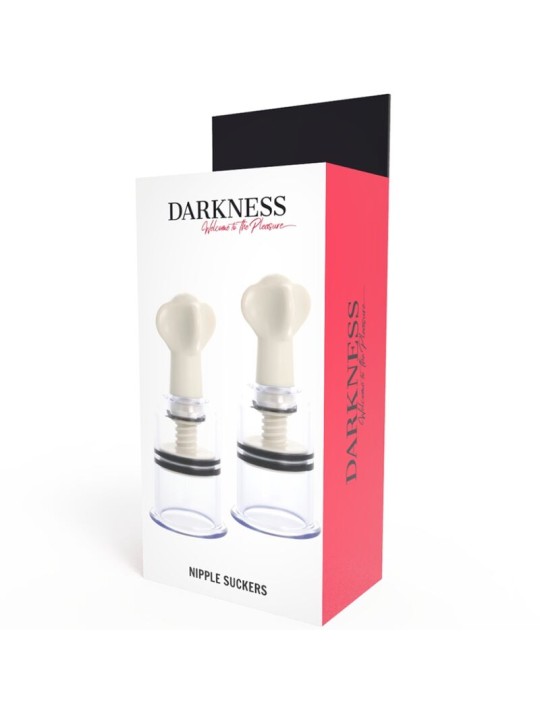 DARKNESS ONDAS ESTIMULADORAS PEZONES TRANSPARENTE 5CM DIMETRO