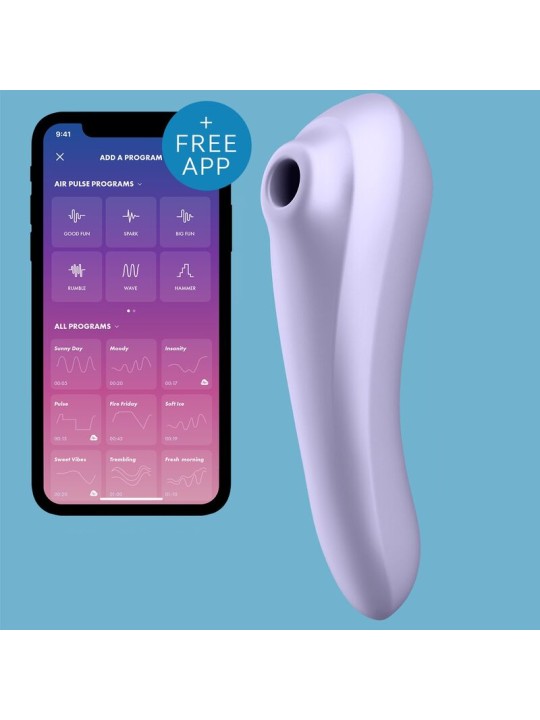 SATISFYER DUAL PLEASURE AIR PULSE VIOLETA