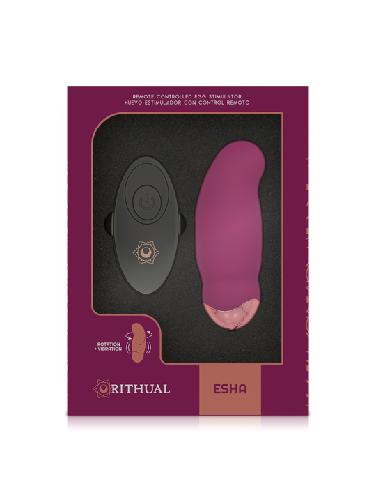 RITHUAL ESHA HUEVO CONTROL REMOTO SISTEMA ROTACION VIBRACION