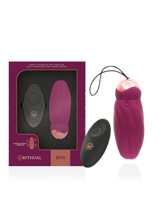 RITHUAL SITA HUEVO CONTROL REMOTO ROTACION DE PERLAS VIBRACION