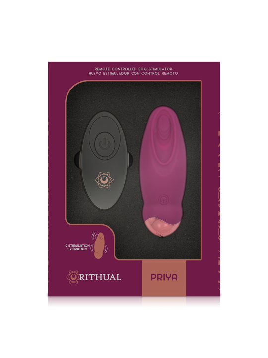 RITHUAL PRIYA HUEVO CONTROL REMOTO G SPOT VIBRACION