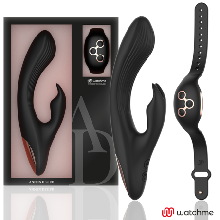 ANNE S DESIRE RABBIT CONTROL REMOTO TECNOLOGIA WATCHME NEGRO GOLD