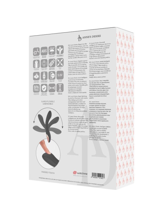 ANNE S DESIRE CURVE CONTROL REMOTO TECNOLOGIA WATCHME NEGRO GOLD