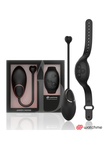 ANNE S DESIRE HUEVO CONTROL REMOTO TECNOLOGIA WATCHME NEGRO