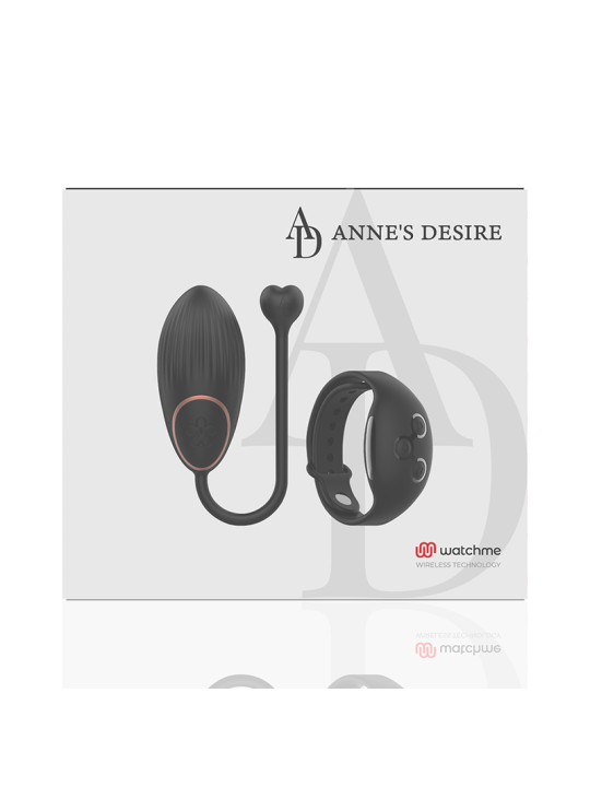 ANNE S DESIRE HUEVO CONTROL REMOTO TECNOLOGIA WATCHME NEGRO