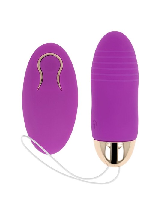 OHMAMA HUEVO CONTROL REMOTO 10 MODOS LILA