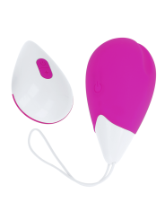 OHMAMA HUEVO VIBRADOR 10 MODOS LILA Y BLANCO