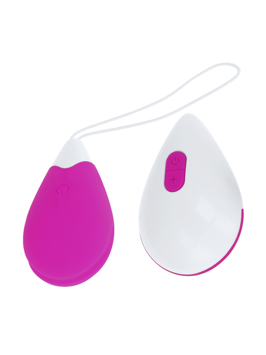 OHMAMA HUEVO VIBRADOR 10 MODOS LILA Y BLANCO