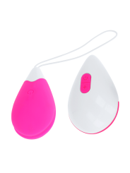 OHMAMA HUEVO VIBRADOR 10 MODOS ROSA Y BLANCO