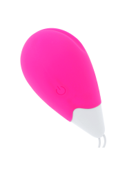 OHMAMA HUEVO VIBRADOR 10 MODOS ROSA Y BLANCO