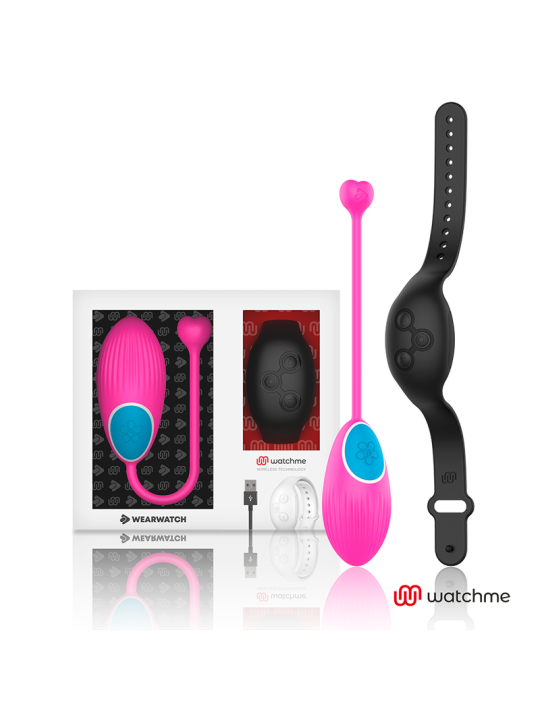 WEARWATCH HUEVO CONTROL REMOTO TECHNOLOGY WATCHME FUCSIA AZABACHE