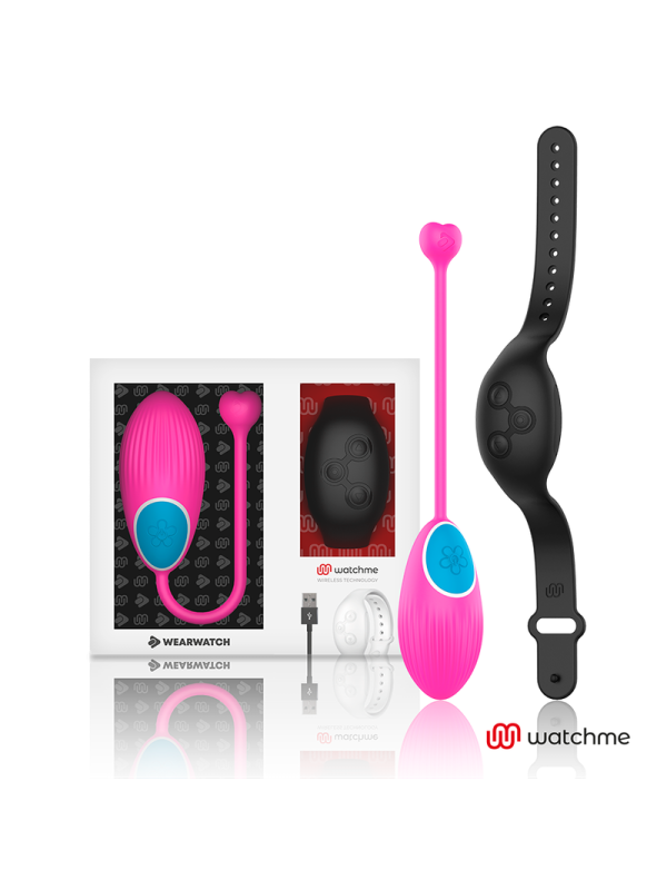 WEARWATCH HUEVO CONTROL REMOTO TECHNOLOGY WATCHME FUCSIA AZABACHE