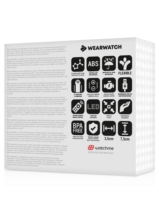 WEARWATCH HUEVO CONTROL REMOTO TECHNOLOGY WATCHME FUCSIA AZABACHE