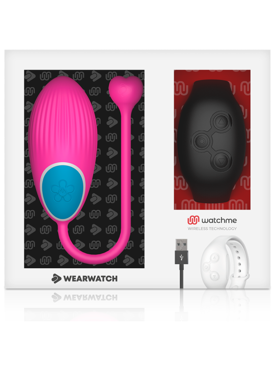 WEARWATCH HUEVO CONTROL REMOTO TECHNOLOGY WATCHME FUCSIA AZABACHE