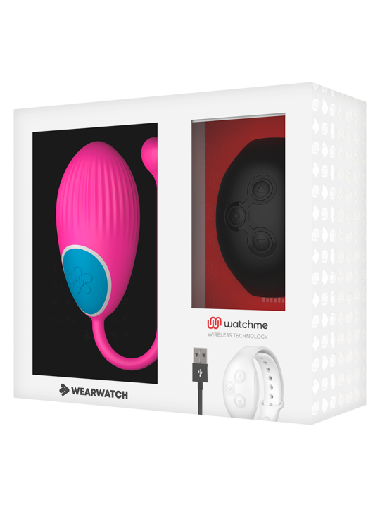 WEARWATCH HUEVO CONTROL REMOTO TECHNOLOGY WATCHME FUCSIA AZABACHE