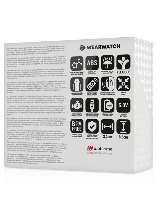 WEARWATCH VIBRADOR DUAL TECHNOLOGY WATCHME ANIL AZABACHE