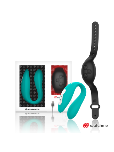 WEARWATCH VIBRADOR DUAL TECHNOLOGY WATCHME AGUAMARINA AZABACHE