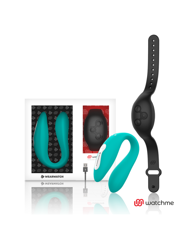 WEARWATCH VIBRADOR DUAL TECHNOLOGY WATCHME AGUAMARINA AZABACHE
