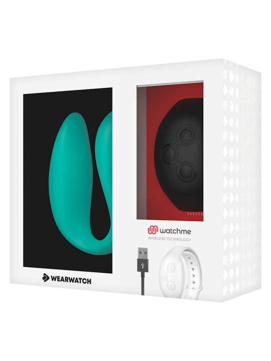 WEARWATCH VIBRADOR DUAL TECHNOLOGY WATCHME AGUAMARINA AZABACHE