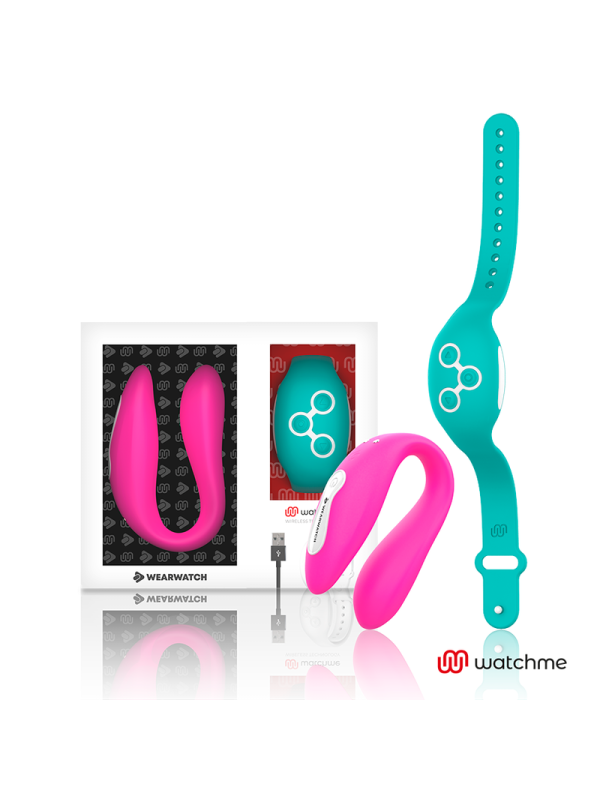 WEARWATCH VIBRADOR DUAL TECHNOLOGY WATCHME FUCSIA AGUA MARINA