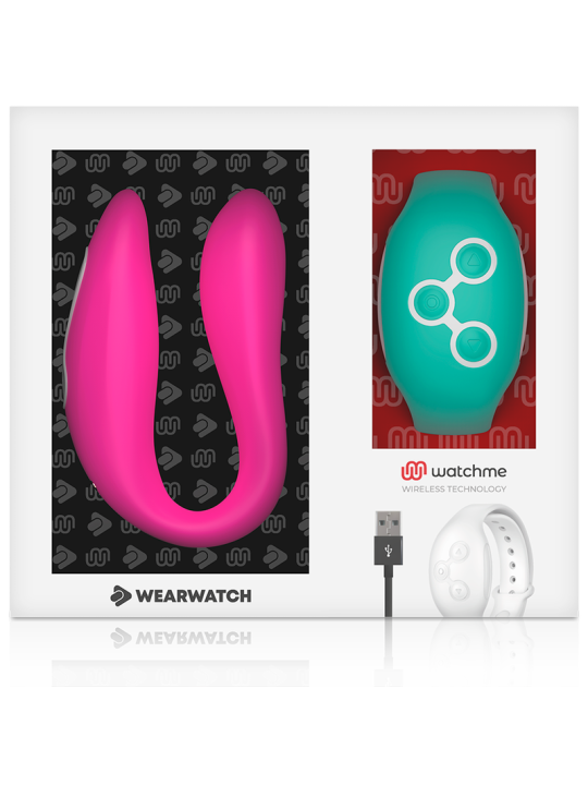 WEARWATCH VIBRADOR DUAL TECHNOLOGY WATCHME FUCSIA AGUA MARINA