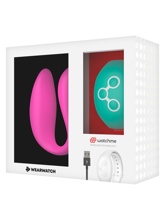 WEARWATCH VIBRADOR DUAL TECHNOLOGY WATCHME FUCSIA AGUA MARINA