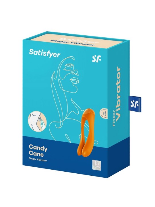 SATISFYER CANDY CANE VIBRADOR DEDO NEGRO
