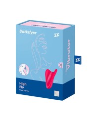 SATISFYER HIGH FLY VIBRADOR DEDAL FUCHSIA