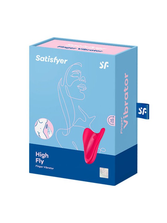 SATISFYER HIGH FLY VIBRADOR DEDAL FUCHSIA