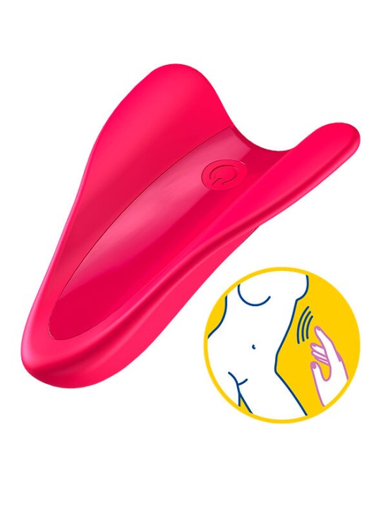 SATISFYER HIGH FLY VIBRADOR DEDAL FUCHSIA