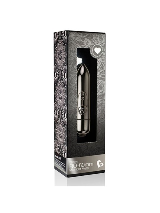 ROCKS OFF BALA VIBRADORA RO 80MM MIDNIGHT METAL