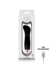 DOLCE VITA VIBRADOR RECARGABLE ONE NEGRO 7 VELOCIDADES