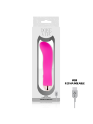 DOLCE VITA VIBRADOR RECARGABLE TWO ROSA 7 VELOCIDADES