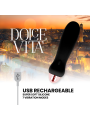 DOLCE VITA VIBRADOR RECARGABLE FIVE NEGRO 7 VELOCIDADES