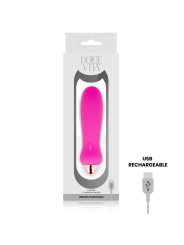 DOLCE VITA VIBRADOR RECARGABLE FIVE ROSA 7 VELOCIDADES