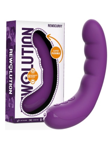 REWOLUTION REWOCURVY VIBRADOR FLEXIBLE RECARGABLE