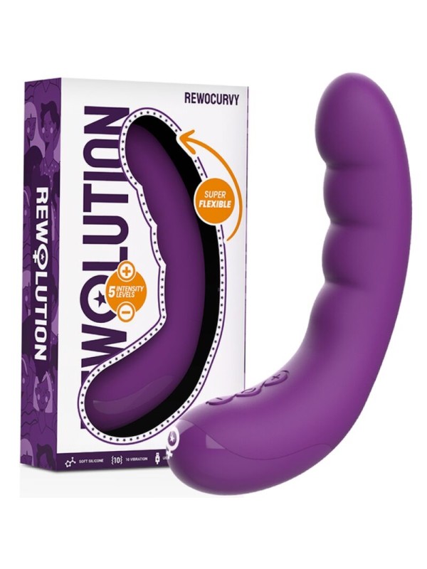 REWOLUTION REWOCURVY VIBRADOR FLEXIBLE RECARGABLE
