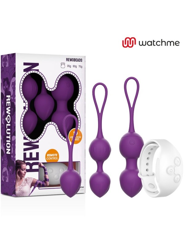 REWOLUTION REWOBEADS BOLAS VIBRADORAS CONTROL REMOTO CON TECNOLOGIA WATCHME