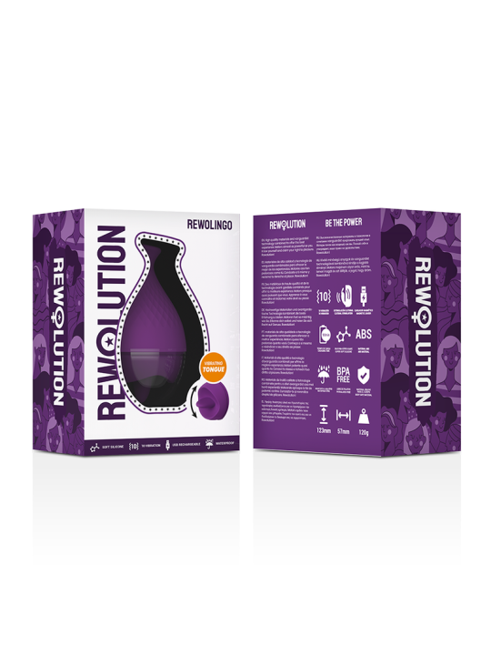 REWOLUTION REWOLINGO VIBRADOR CON LENGUA