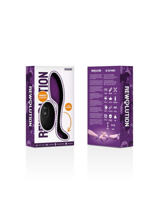 REWOLUTION REWOVO HUEVO VIBRADOR CONTROL REMOTO