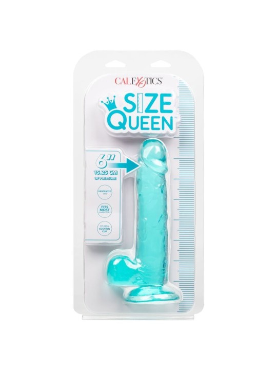 CALEXOTICS SIZE QUEEN DILDO AZUL 153 CM