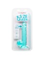 CALEXOTICS SIZE QUEEN DILDO AZUL 153 CM